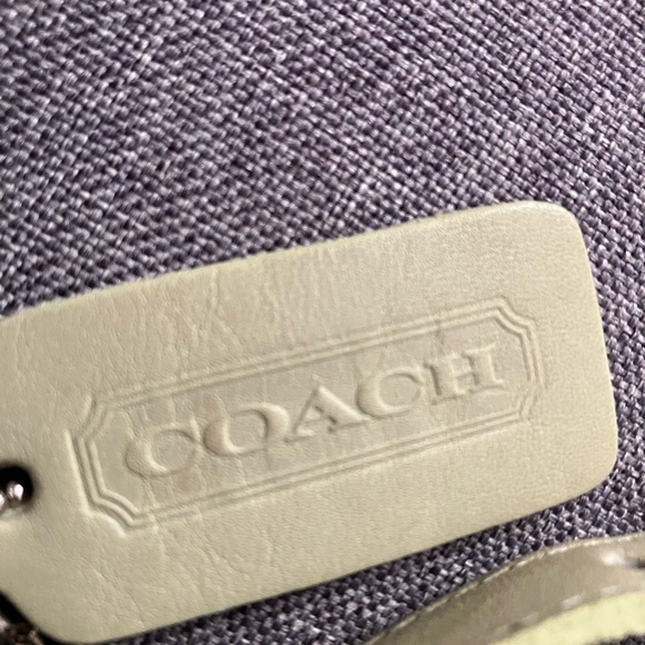 Coach Vintage Light Green Basket Shoulder Bag 4107 - Picture 11 of 13
